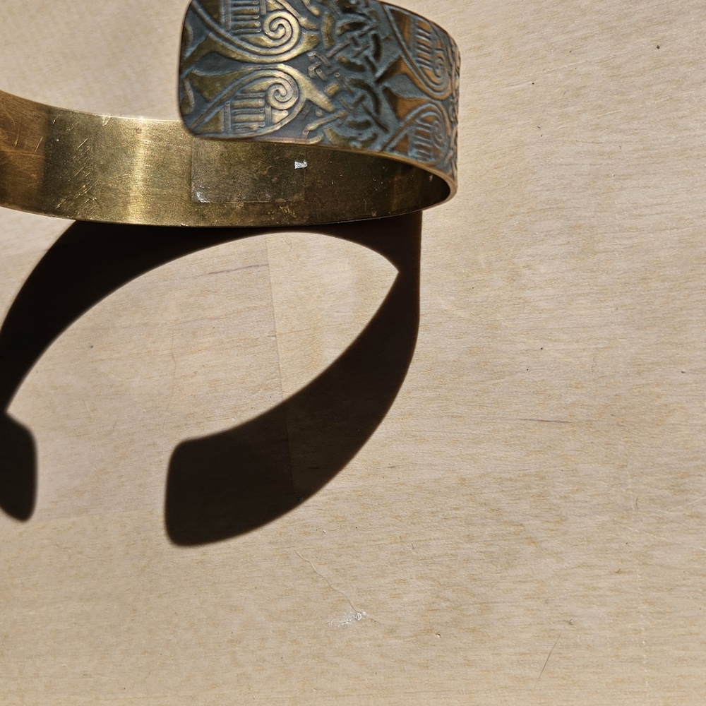 Engraved Copper Cuff Bracelet - image 5